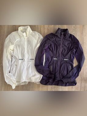 2 Lululemon Run Wild Lightweight Women's Windbreaker Jackets 6